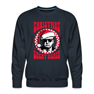 Christmas Great Again Men’s Premium Sweatshirt - navy