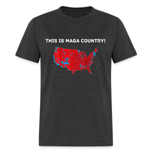 This is MAGA Country Unisex Classic T-Shirt - heather black