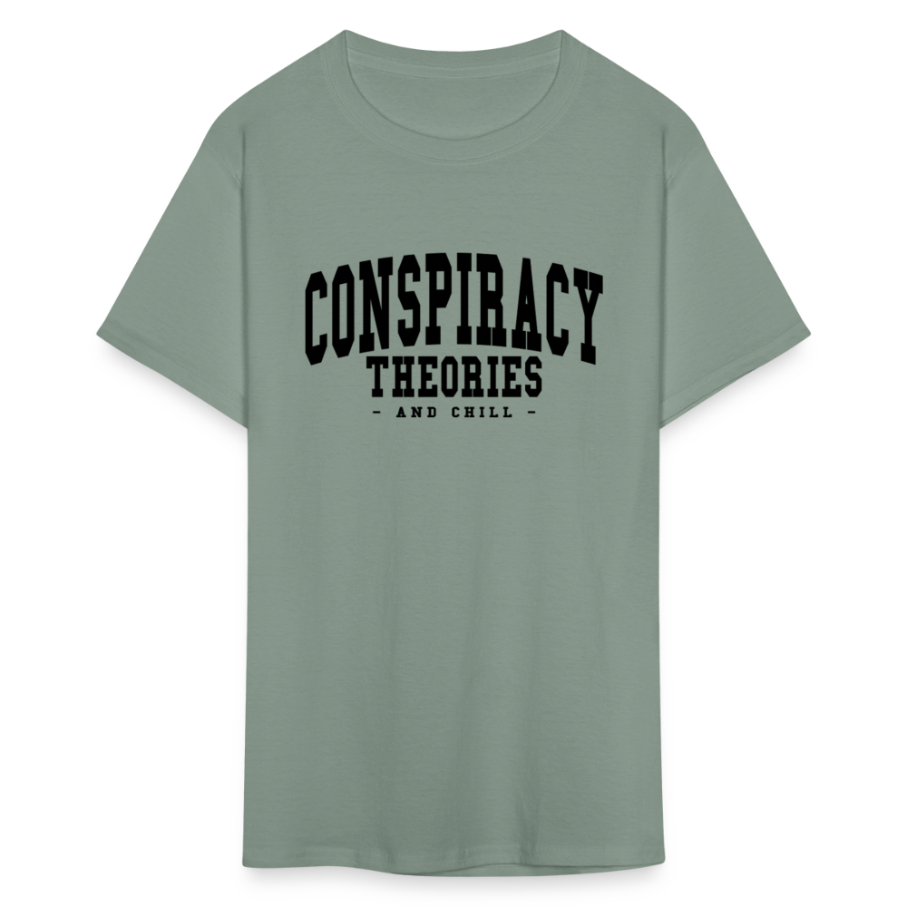 Conspiracy theories and chill Unisex Classic T-Shirt - sage