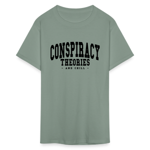 Conspiracy theories and chill Unisex Classic T-Shirt - sage