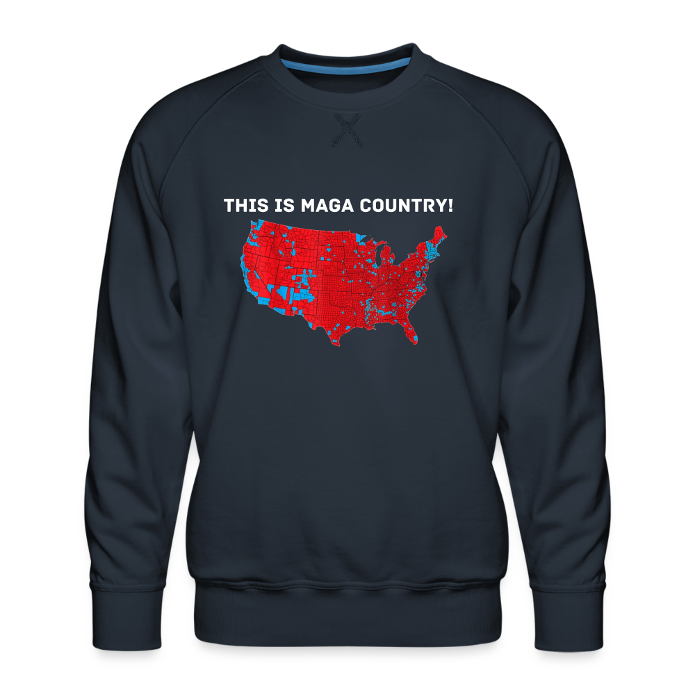 This Is MAGA Country Men’s Premium Sweatshirt - navy