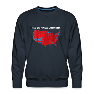 This Is MAGA Country Men’s Premium Sweatshirt - navy