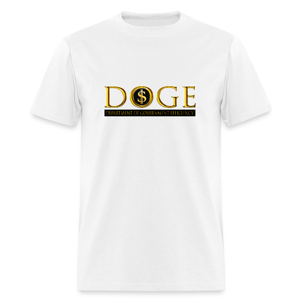 DOGE Department of Government Efficiency Classic T-Shirt - white