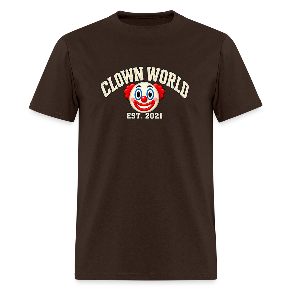 Clown World Est. 2021 Classic T-Shirt - brown