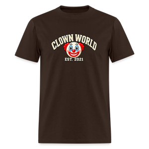 Clown World Est. 2021 Classic T-Shirt - brown