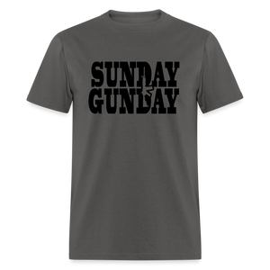 Sunday Gunday Classic T-Shirt - charcoal