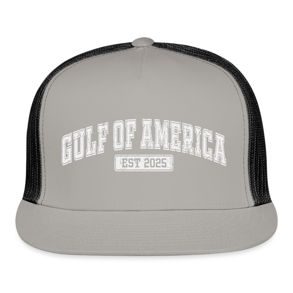 Gulf of America V3 Trucker Hat - gray/black