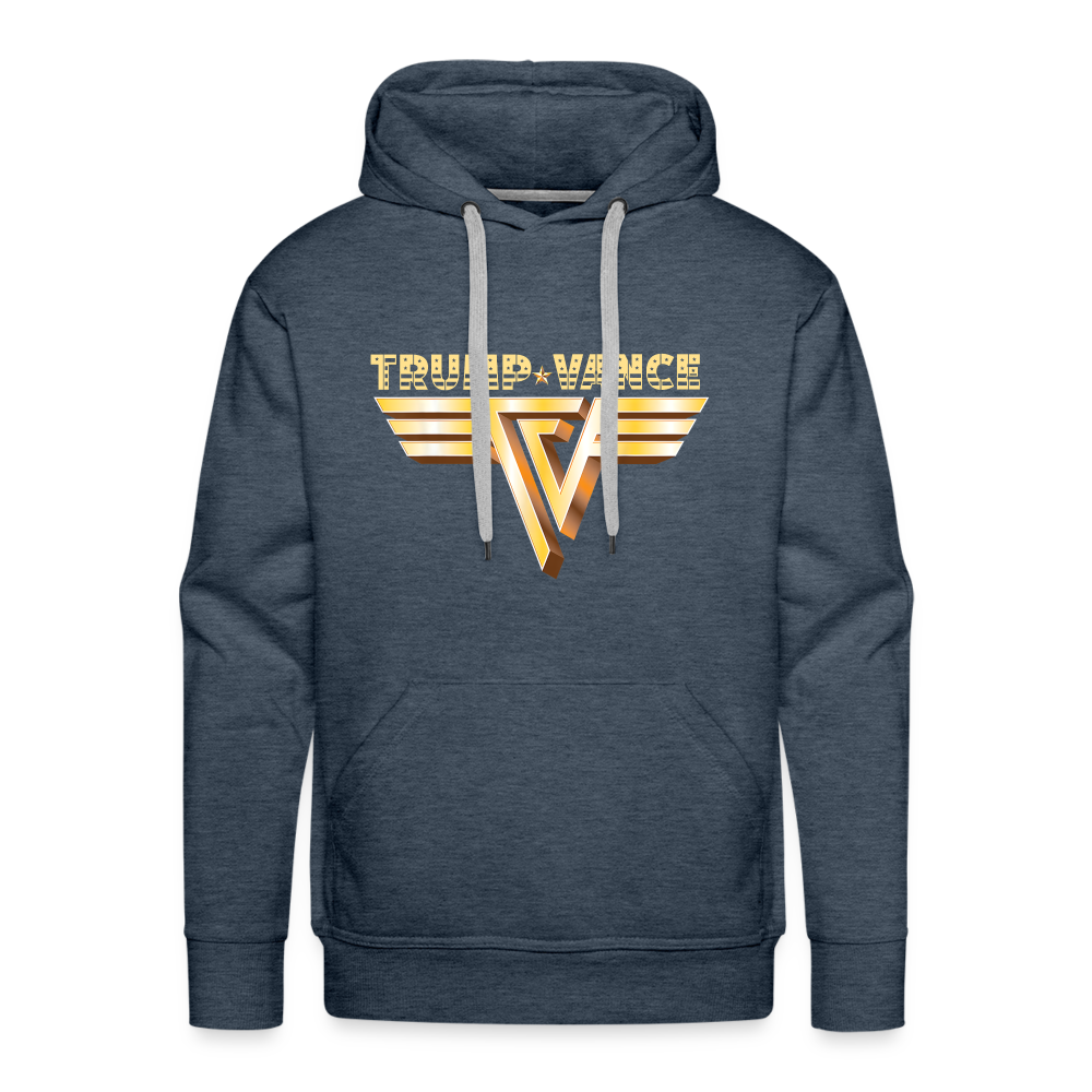 Trump/Vance Men’s Premium Hoodie - heather denim