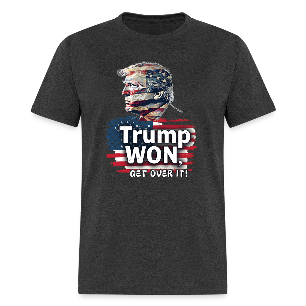 Trump Won, Get Over It Unisex Classic T-Shirt - heather black