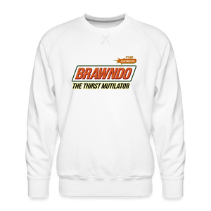 Brawndo Men’s Premium Sweatshirt - white