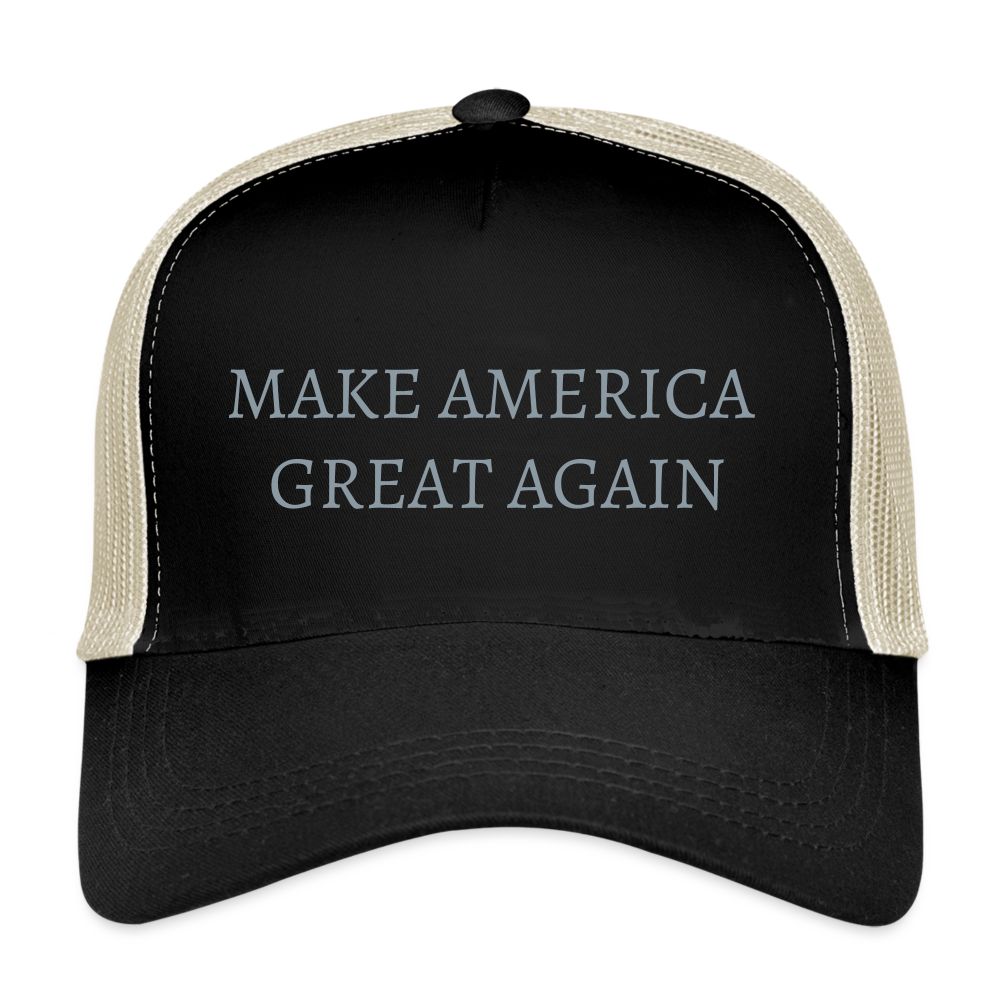 Make America Great Again Eco Trucker Cap - black/oyster