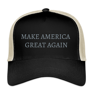 Make America Great Again Eco Trucker Cap - black/oyster