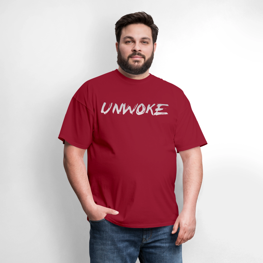 UNWOKE - Anti Woke Classic T-Shirt - true red