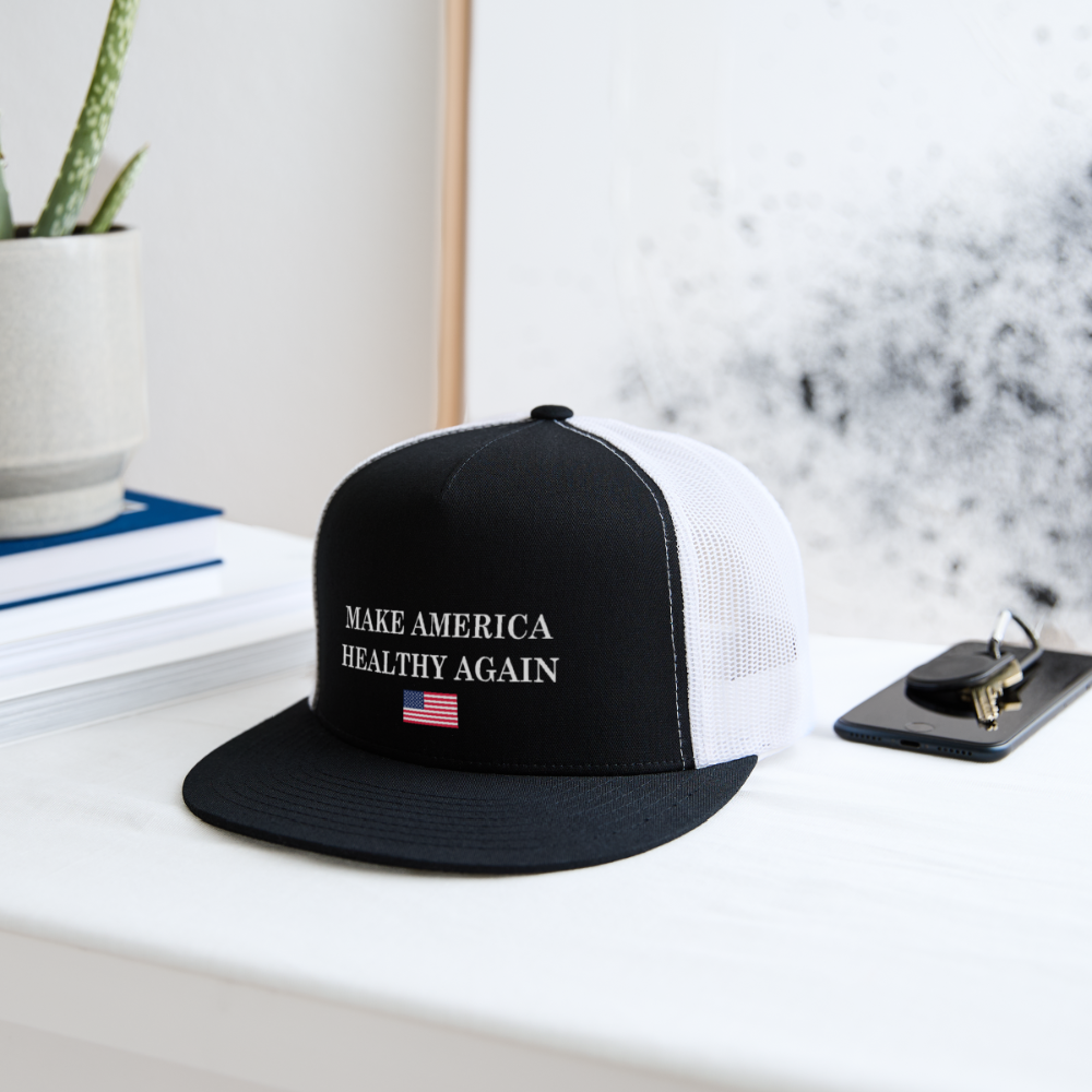 Make America Healthy Again Trucker Hat - black/white