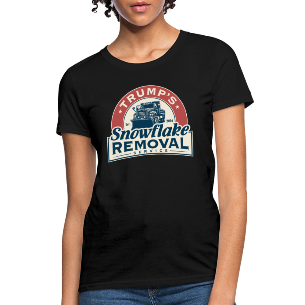 Trump's Snowflake Removal Service Women's T-Shirt - black