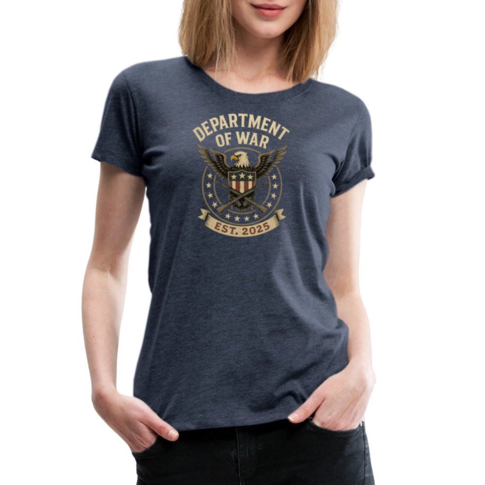 Department of War Est. 2025 Women’s Premium T-Shirt - heather blue