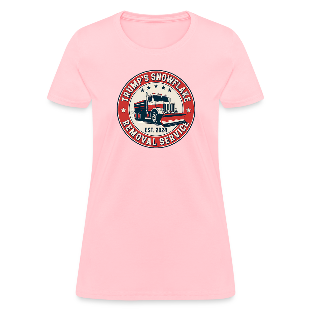 Trump's Snowflake Removal Service (Retro 2024) Women's T-Shirt - pink