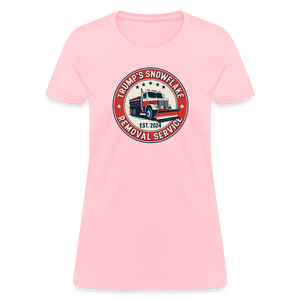 Trump's Snowflake Removal Service (Retro 2024) Women's T-Shirt - pink