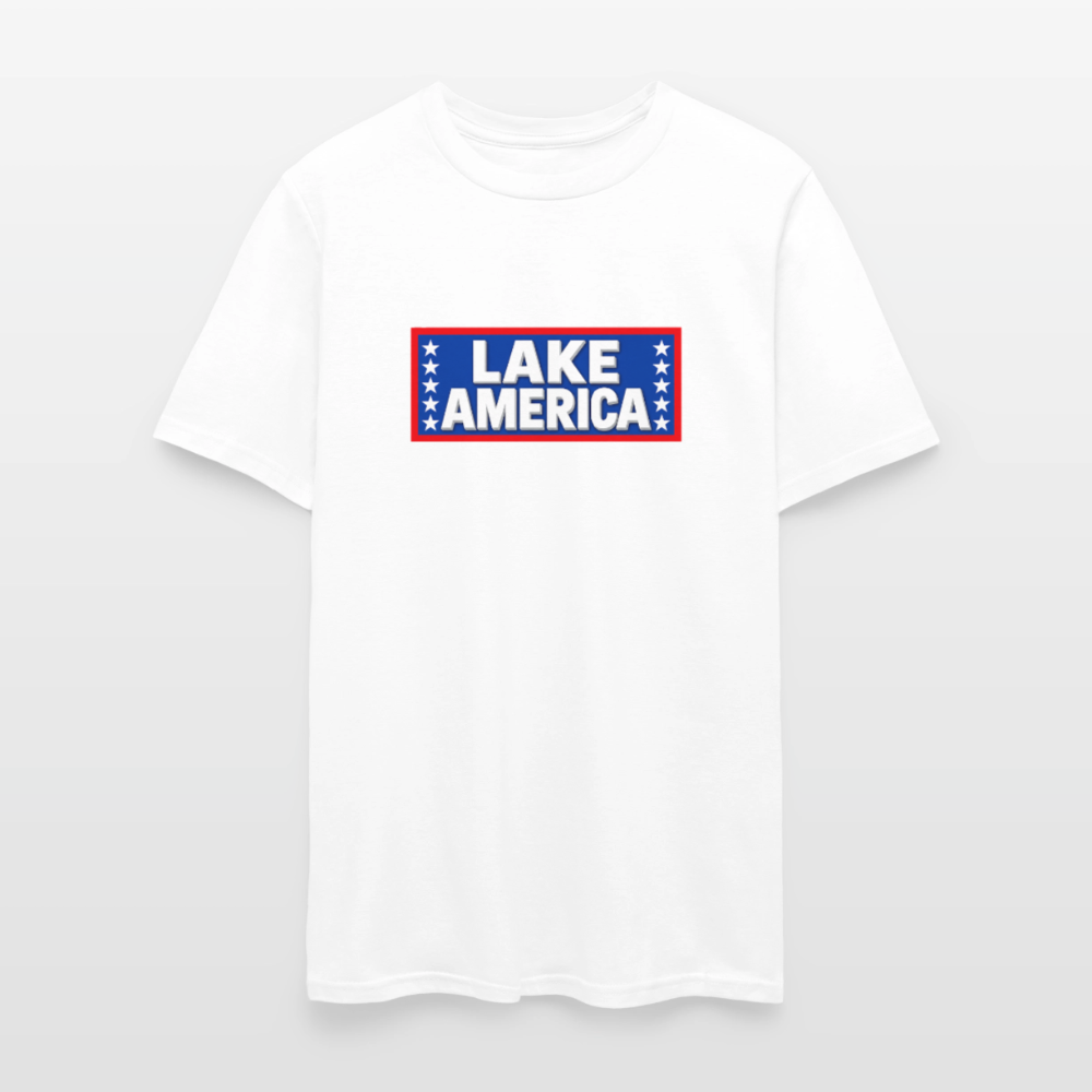 Lake America T-Shirt Men's T-Shirt - white