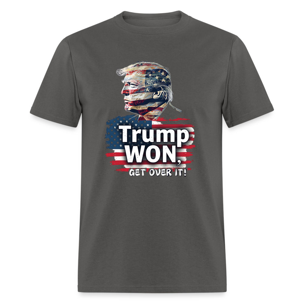 Trump Won, Get Over It Unisex Classic T-Shirt - charcoal