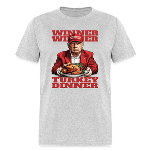 Donald Trump - Winner Winner Turkey Dinner Thanksgiving Classic T-Shirt - heather gray