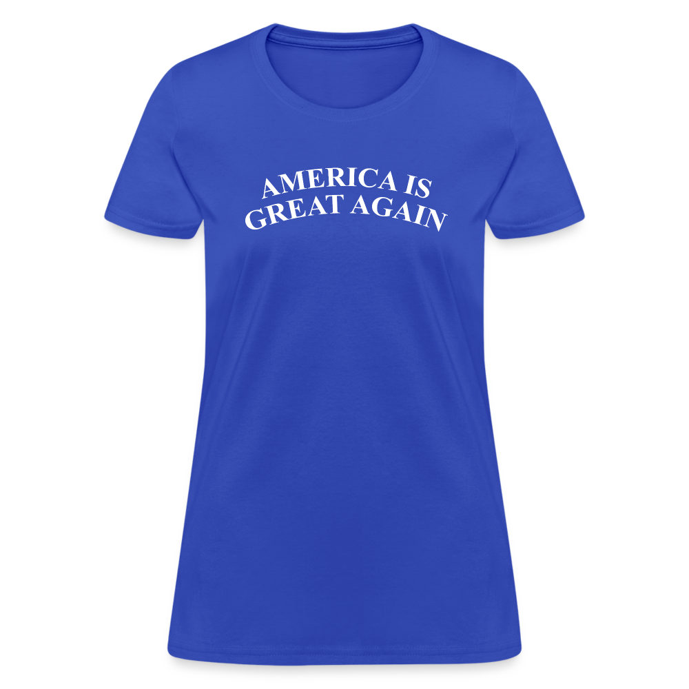 America Is Great Again Women's T-Shirt - royal blue