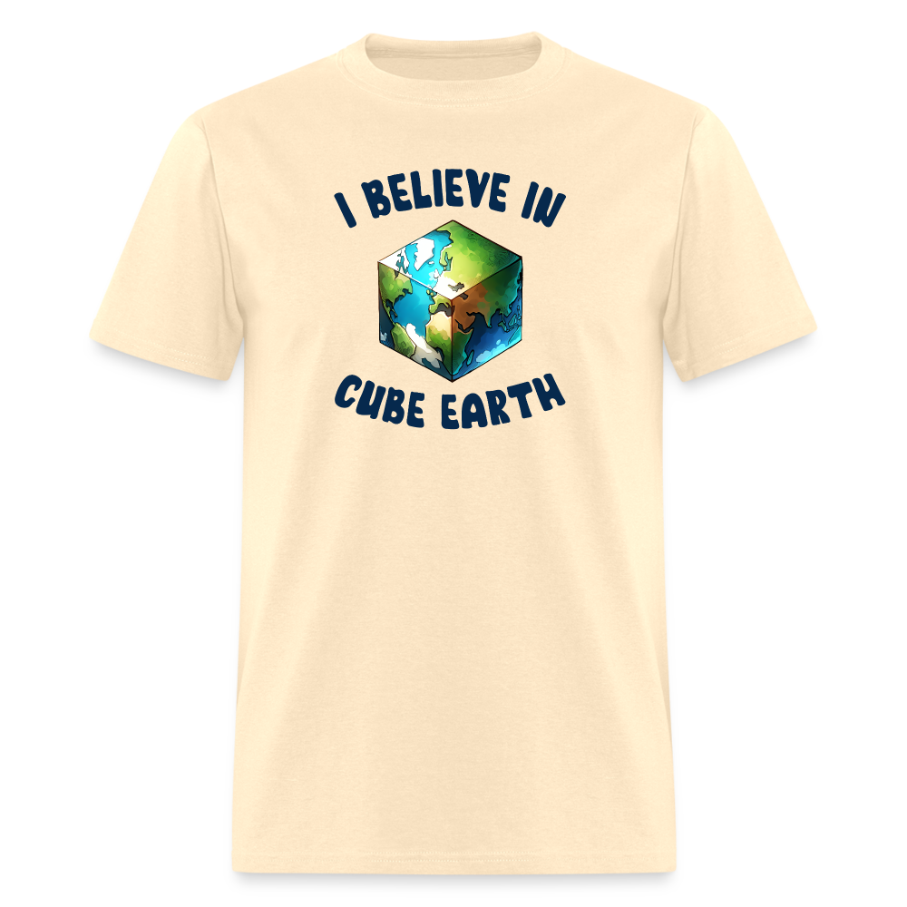 I Believe In Cube Earth Unisex Classic T-Shirt - natural