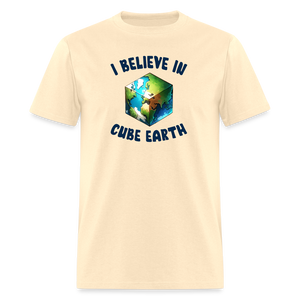 I Believe In Cube Earth Unisex Classic T-Shirt - natural