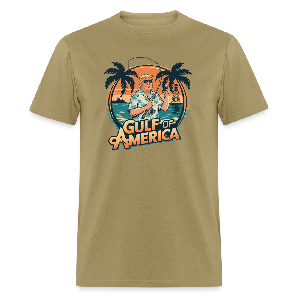 Gulf of America Trump Fishing Unisex Classic T-Shirt - khaki