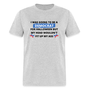 I was going to be a Democrat for Halloween Funny Classic T-Shirt - heather gray