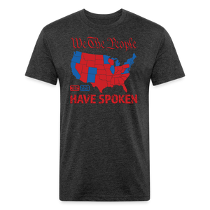 We The People Have Spoken Fitted Cotton/Poly T-Shirt - heather black