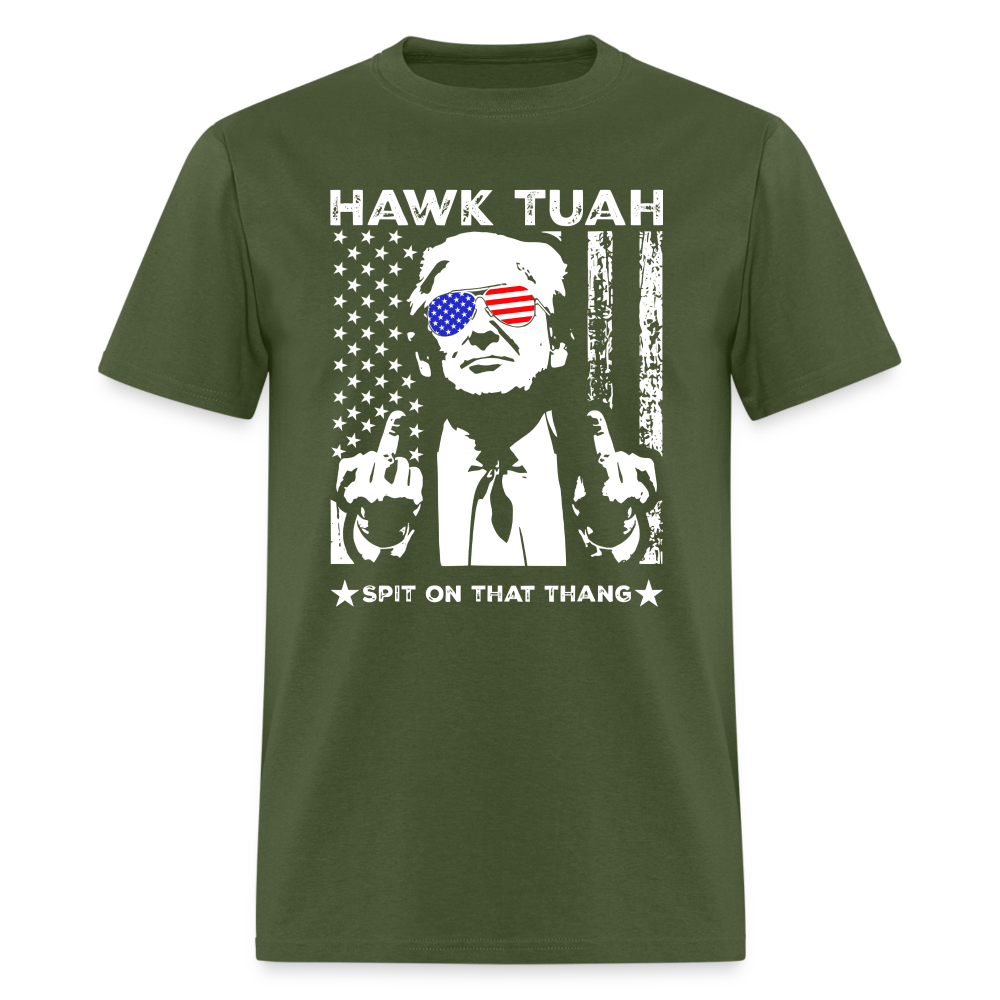 Hawk Tuah - Spit on That Thang Classic T-Shirt - military green