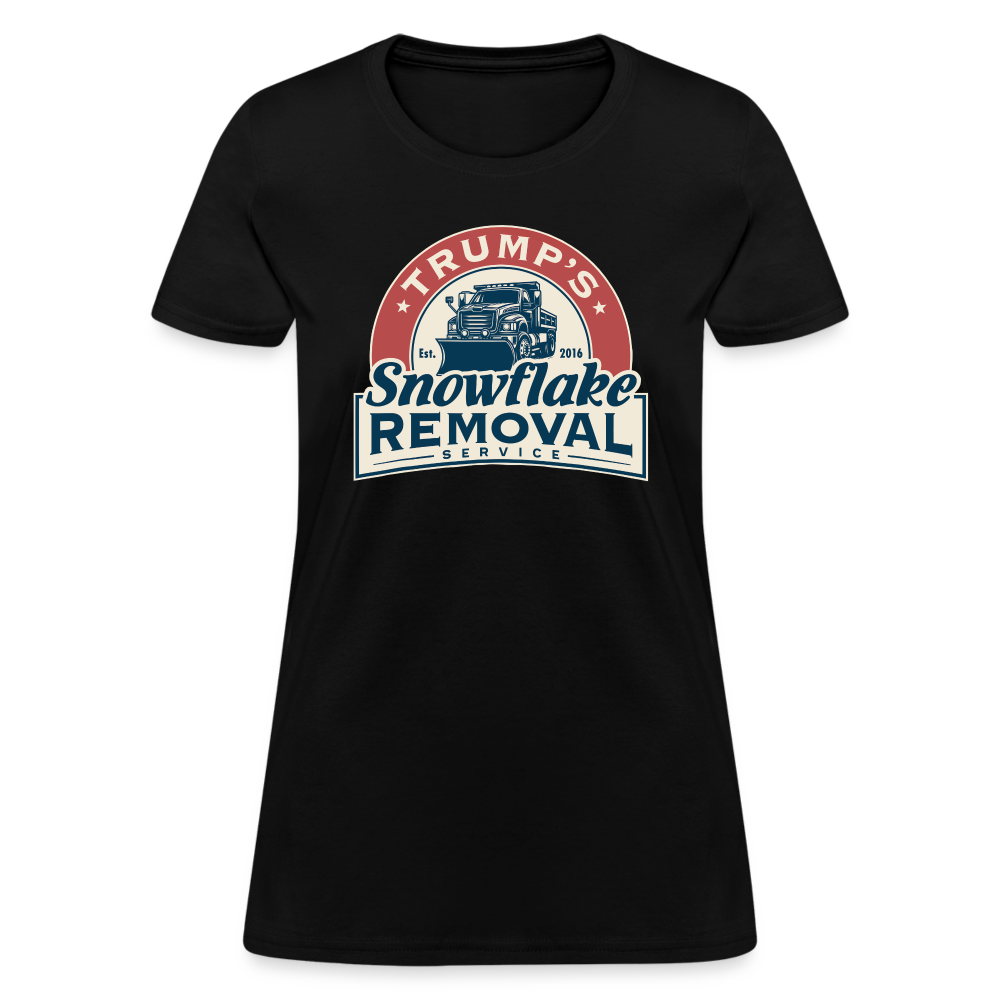 Trump's Snowflake Removal Service Women's T-Shirt - black