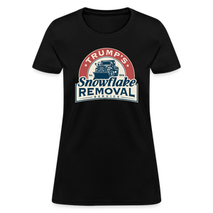 Trump's Snowflake Removal Service Women's T-Shirt - black