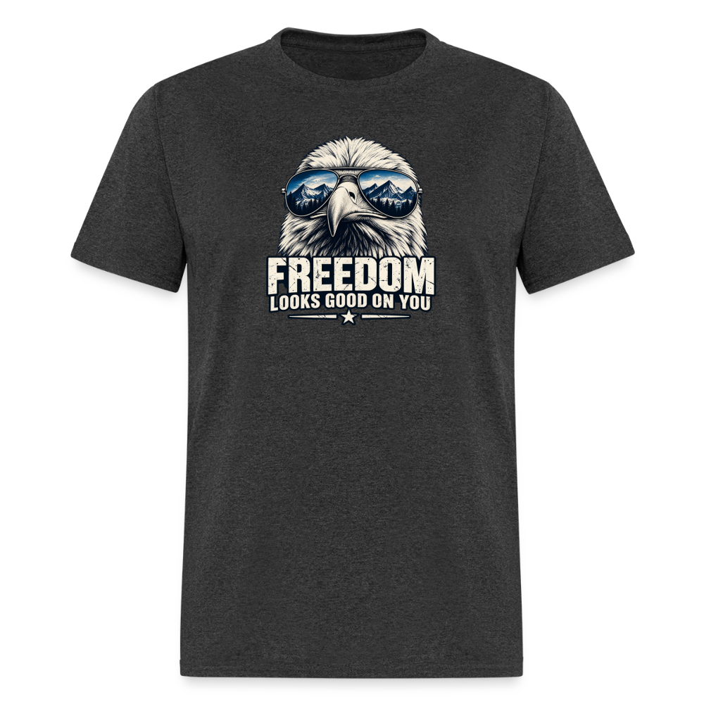 Freedom Looks Good on You Classic T-Shirt - heather black