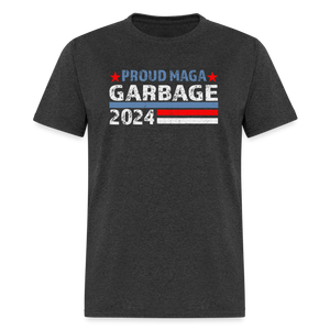 Proud MAGA Garbage 2024 Classic T-Shirt - heather black