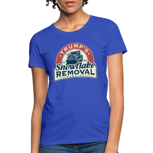 Trump's Snowflake Removal Service Women's T-Shirt - royal blue