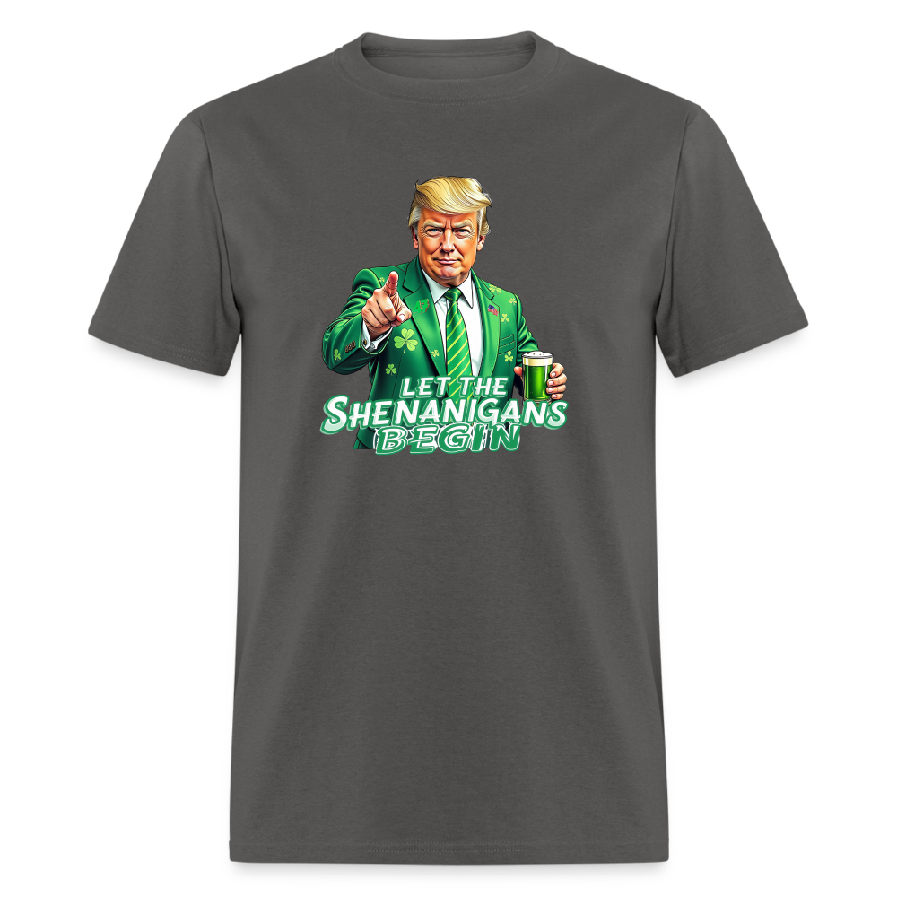 Let The Shenanigans Begin Classic T-Shirt - charcoal