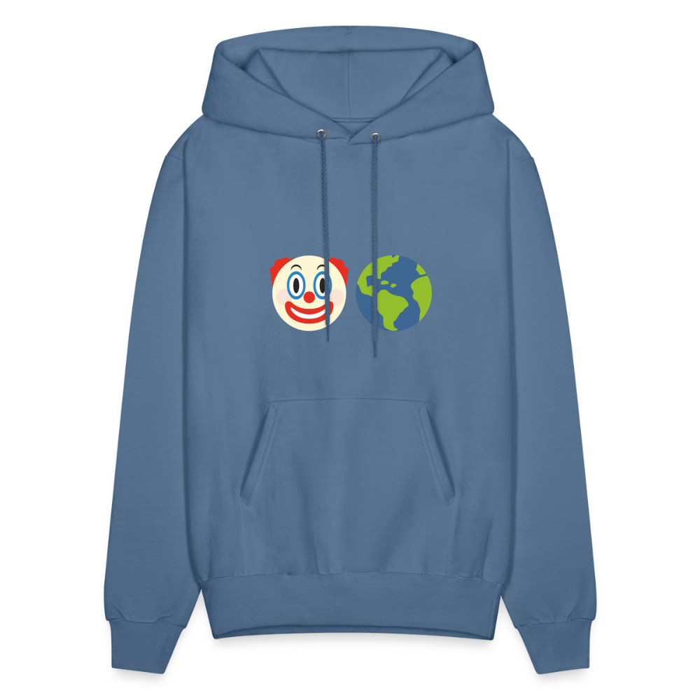 Clown World Men's Hoodie - denim blue