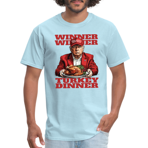 Donald Trump - Winner Winner Turkey Dinner Thanksgiving Classic T-Shirt - powder blue