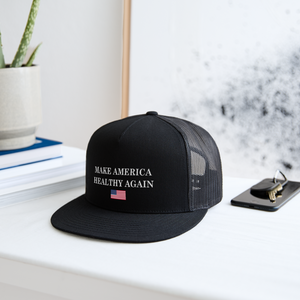 Make America Healthy Again Trucker Hat - black/black