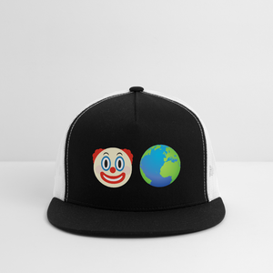 Clown World Trucker Hat - black/white