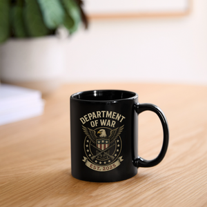Department of War Est. 2025 Full Color Mug - black