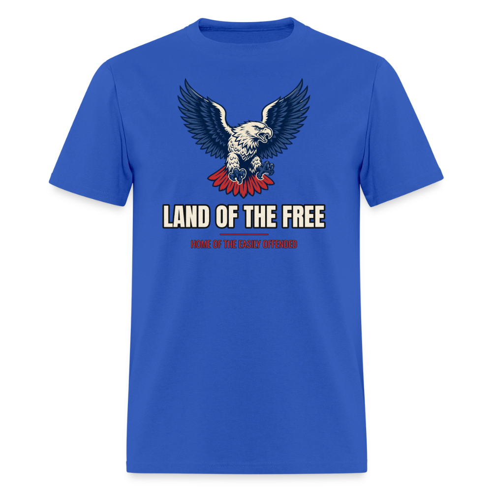 Land of the Free Eagle Classic T-Shirt - royal blue