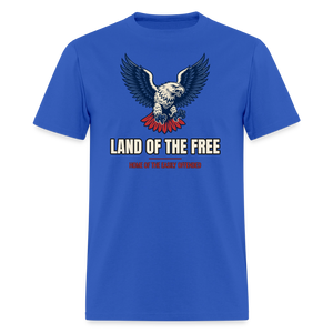 Land of the Free Eagle Classic T-Shirt - royal blue