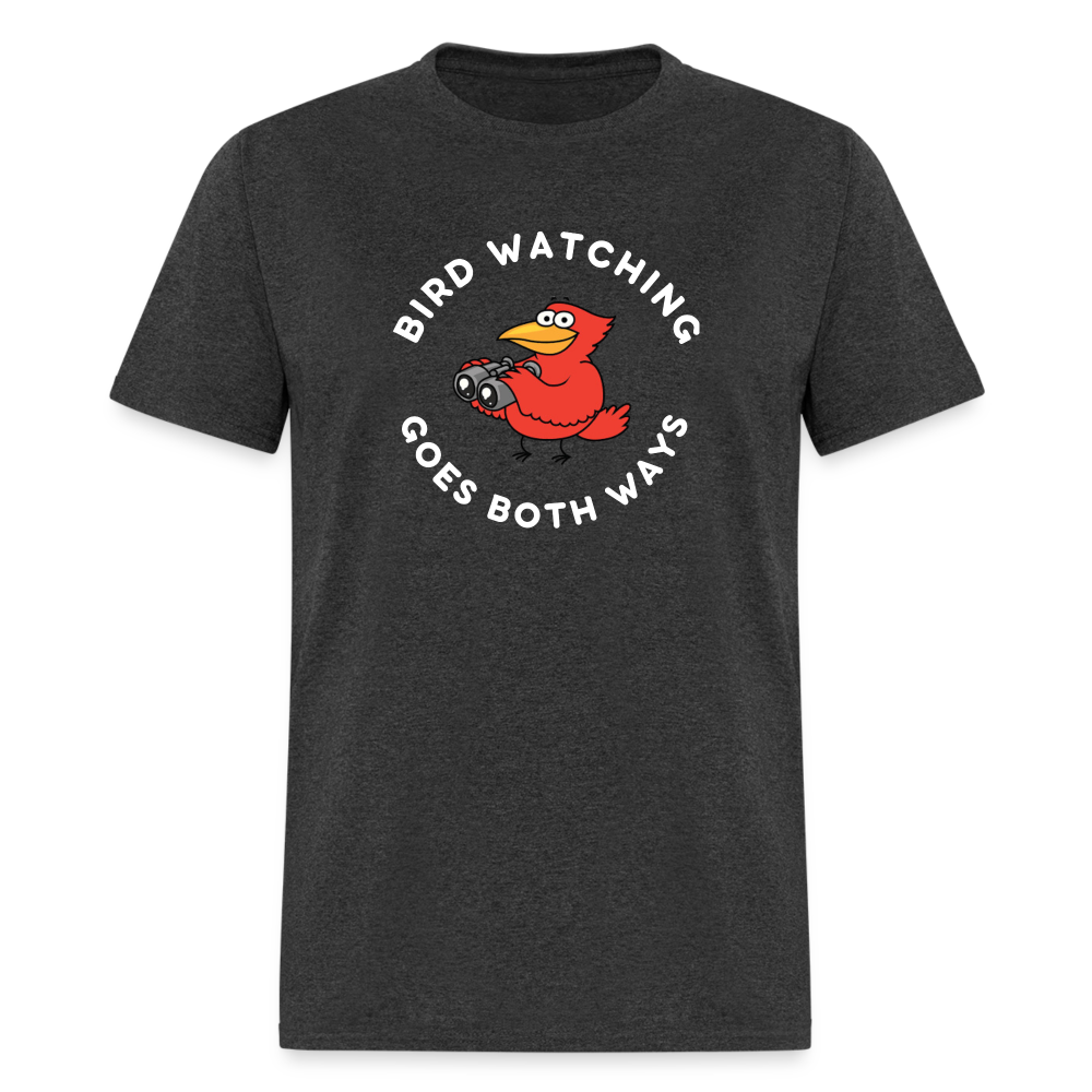 Bird Watching Goes Both Ways V2 Classic T-Shirt - heather black