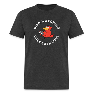 Bird Watching Goes Both Ways V2 Classic T-Shirt - heather black