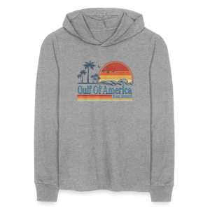 Gulf of America v2 Unisex Long Sleeve Hoodie Shirt - heather grey