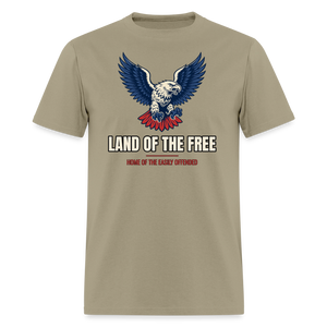 Land of the Free Eagle Classic T-Shirt - khaki