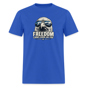 Freedom Looks Good on You Classic T-Shirt - royal blue